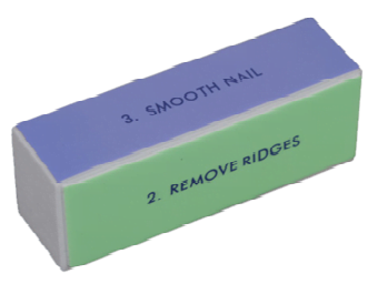 Buffer block for nails